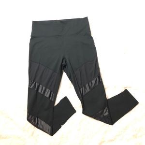 FABLETICS POWERHOLD HIGH RISE BLACK LEGGINGS XL